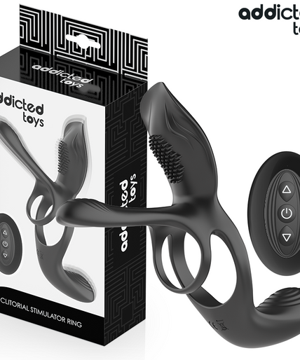 Addicted Toys – Doppel-Penisring mit Klitorisstimulator