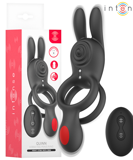 Intense – Quinn Doppel-Vibrationsring mit Fernbedienung