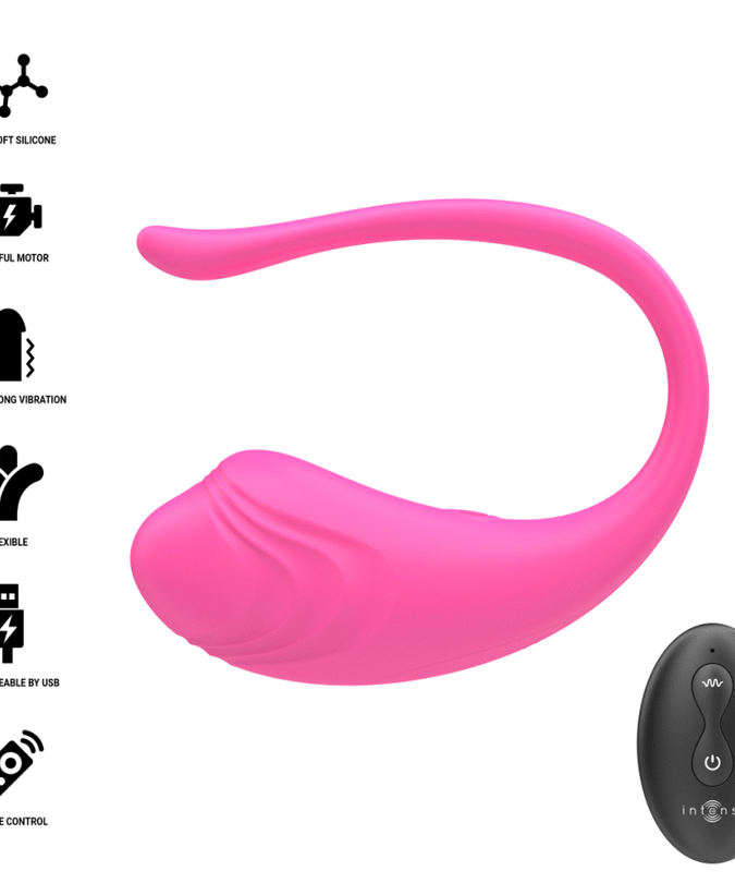 Intense – Olivia Pink Vibrating Egg With Remote Control
