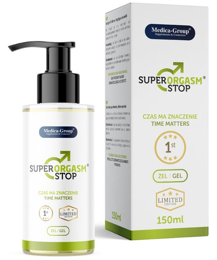 Medica Group – Super Orgasm Stop Intimgel für Männer 150 ml