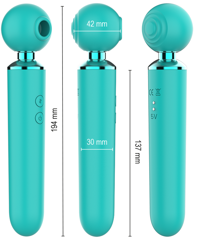 Intense – Hamby Multifunktionaler Saug- und Vibrationsstimulator 