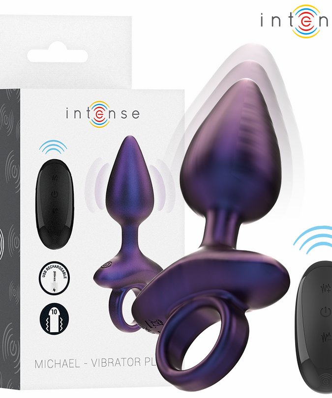 Intense – Michael Vibrerende Anale Plug Model 2 Met Afstandsbediening