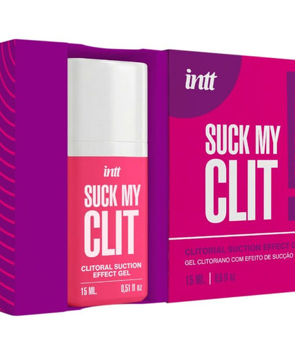 Intt – Saugeffekt-Gel „Suck My Clit“ Wild Erdbeere 15 ml