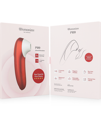 Womanizer – Pro Vibrant Klitorisstimulator Burgunder