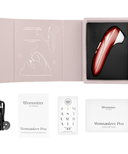 Womanizer – Pro Vibrant Klitorisstimulator Burgunder