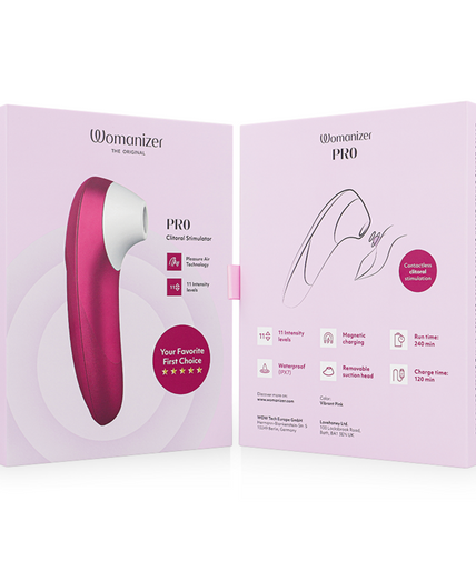 Womanizer – Pro Vibrant Klitorisstimulator Pink