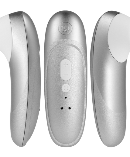 Womanizer – Pro Vibrant Klitorisstimulator Silber Grau