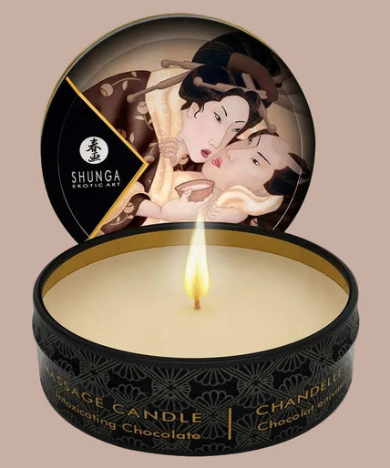 Shunga – Mini Caress by Candlelight Chocolate Massage Candle 30ml