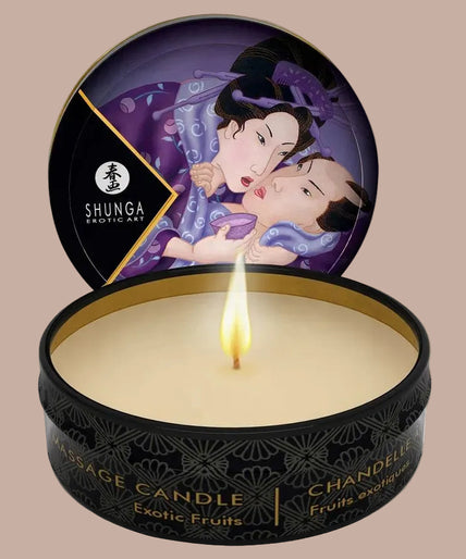 Shunga – Mini Caress by Candlelight Exotic Fruits Massage Candle 30ml