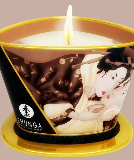 Shunga – Mini Caress by Candlelight Chocolate Massage Candle 170ml