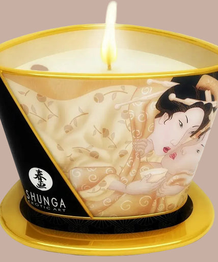 Shunga – Mini Caress by Candlelight Vanilla Massage Candle 170ml