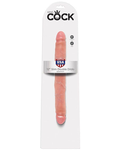 King Cock – Schlanker Doppel-Dildo 30 cm