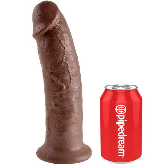 King Cock – 10 Dildo Bruin 25,4 Cm