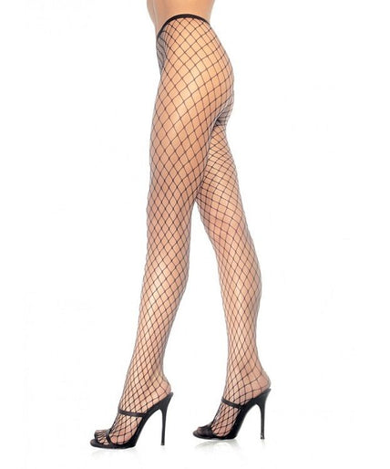 Leg Avenue – Schwarze Diamond Netz-Panties