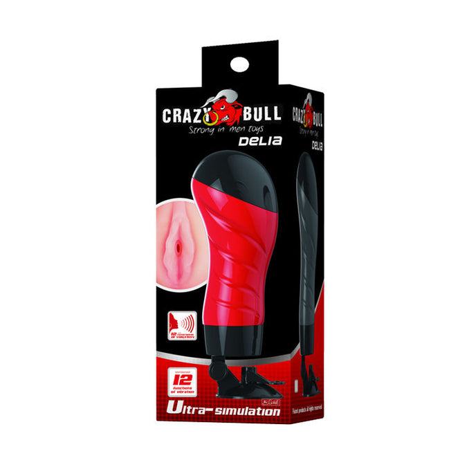 Crazy Bull – Vagina met Stem Masturbator Basis