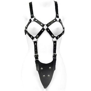 Leather Body – Exponierter Body für Damen