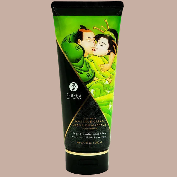 Shunga – Birne & Grüner Tee Massagecreme 200 ml