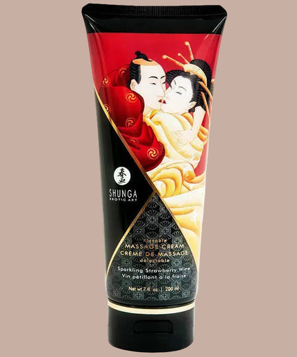 Shunga – Strawberry & Cava Massage Cream 200ml