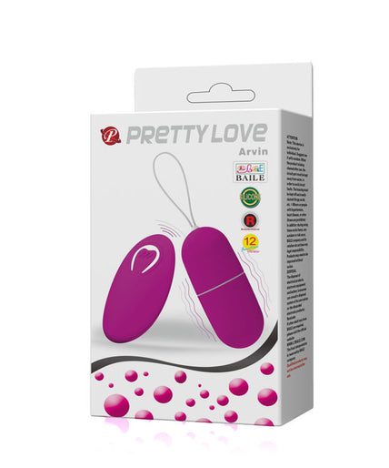 Pretty Love – Vibrations-Ei Arvin Fernbedienung 12 V