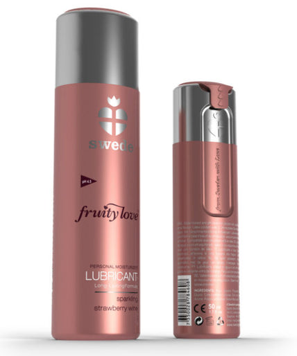 Swede – Fruity Love Lubricant Sparkling Strawberry Wine 50 Ml