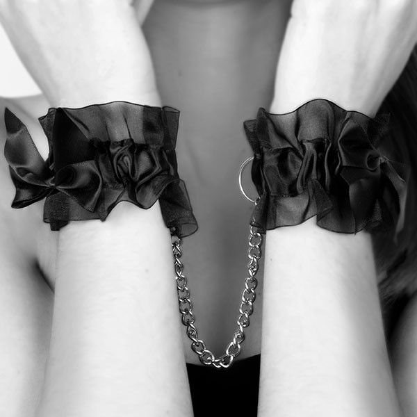 Bijoux – Indiscrets Frou Frou Organza Handschellen