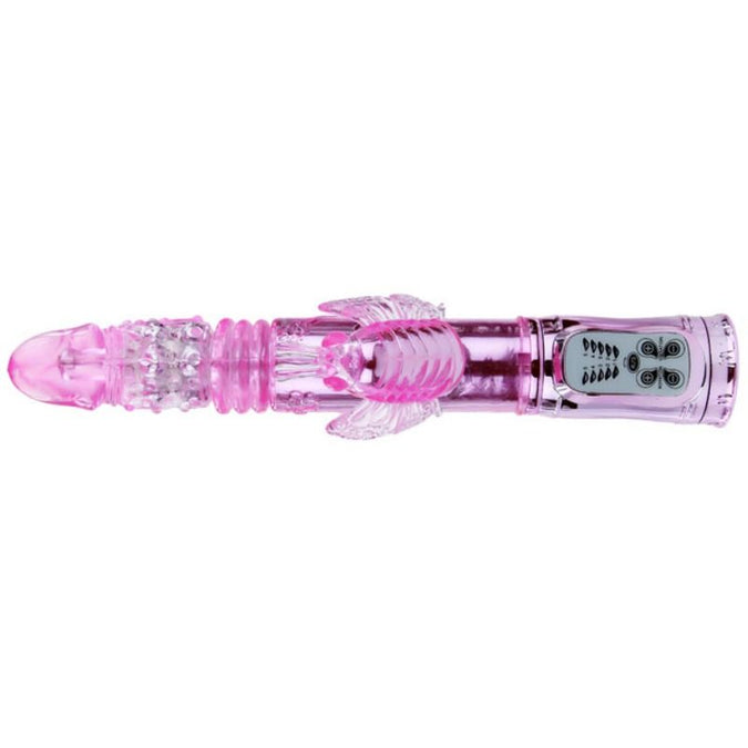 Baile – Wiederaufladbarer Vibrator mit Rotation und pulsierendem Butterf-Stimulator