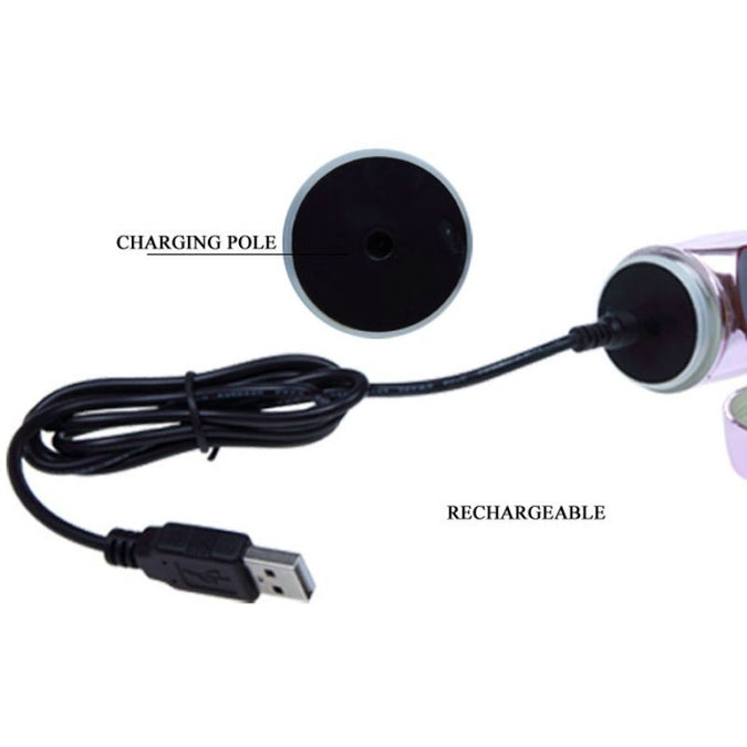 Baile – Wiederaufladbarer Vibrator mit Rotation und pulsierendem Butterf-Stimulator