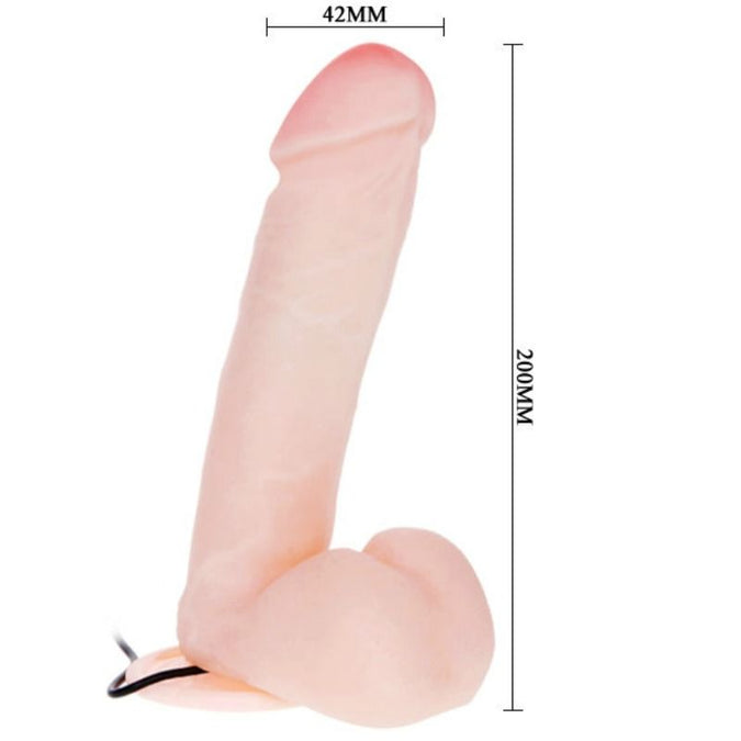 Baile – realistischer Dildo mit Vibration und Rotation, 20 cm