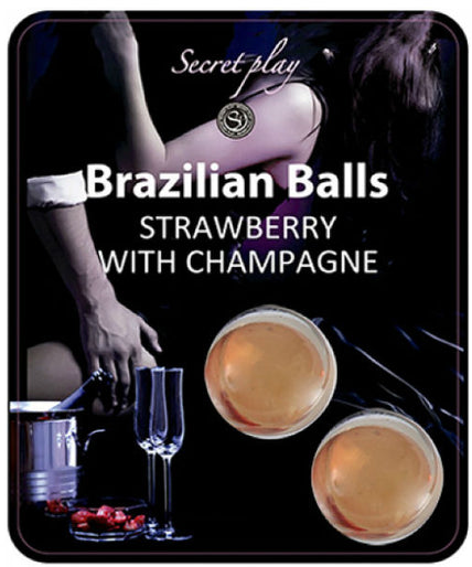 Secretplay – Strawberry and Champagne Brazilian Balls Set