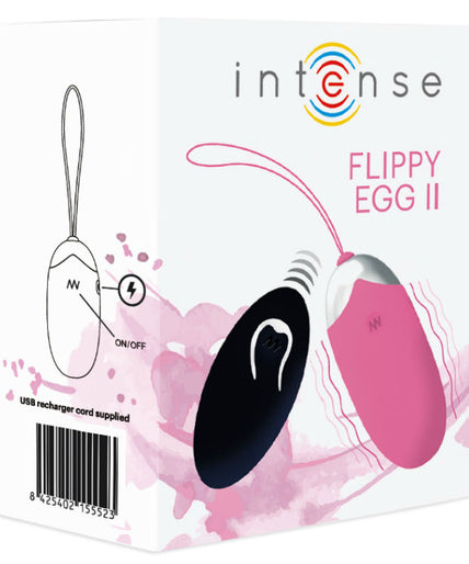 Intense – Flippy II Vibrations-Ei mit Fernbedienung Pink