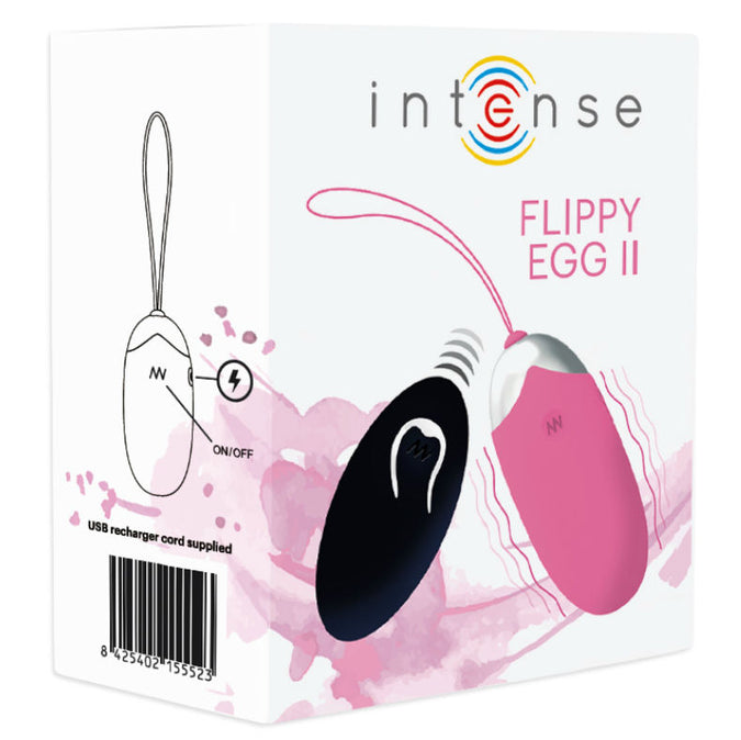Intense – Flippy II Vibrations-Ei mit Fernbedienung Pink