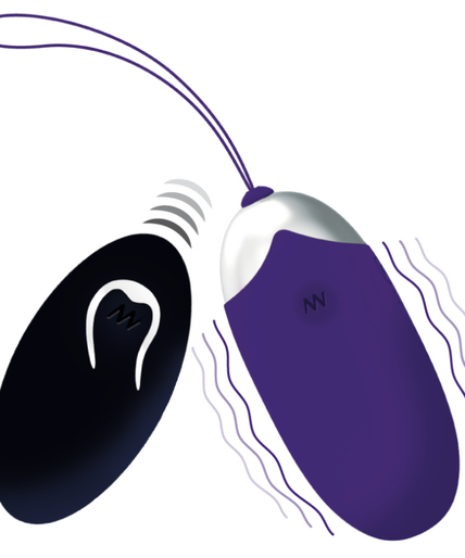 Intense – Flippy II Vibrations-Ei mit Fernbedienung Lila