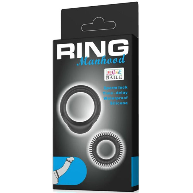 Baile – Set 2 Silikonringe Ring Männlichkeit