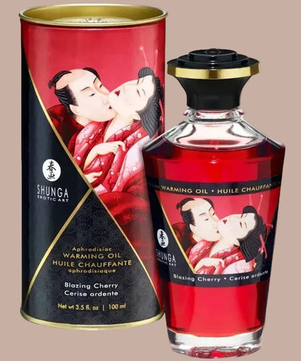 Shunga – Heat Effect Massage Oil Intense Cherry 100ml