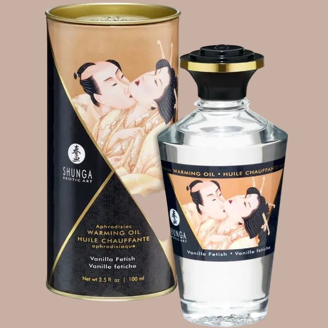 Shunga – Fetisch Vanille Geschmack Wärmeeffekt Massageöl 100ml