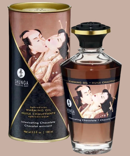 Shunga – Heat Effect Massage Oil Intense Chocolate 100ml