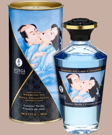 Shunga – Coconut Flavour Heat Effect Massage Oil 100ml