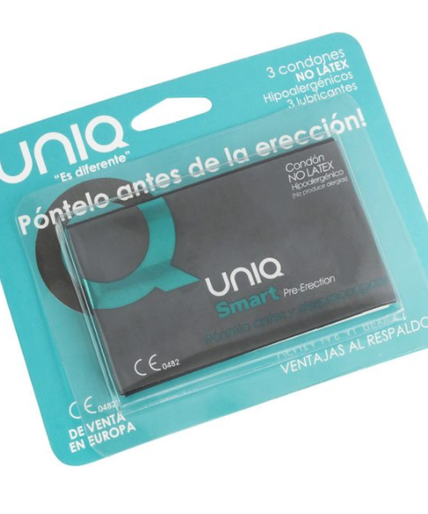 Uniq – Smart Latex Free Pre-Erection Condoms 3 Units