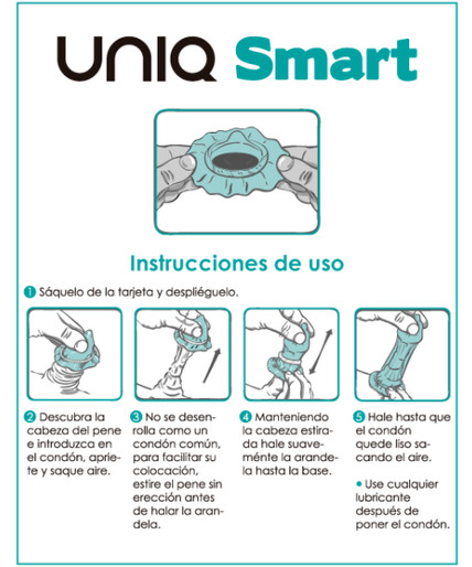 Uniq – Smart Latex Free Pre-Erection Condoms 3 Units