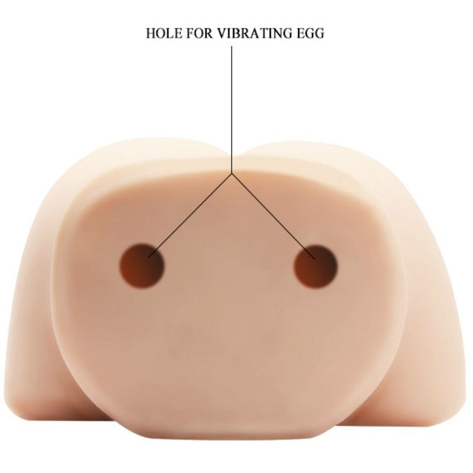 Crazy Bull – realistische Vagina und Anus mit Vibration, Position 4