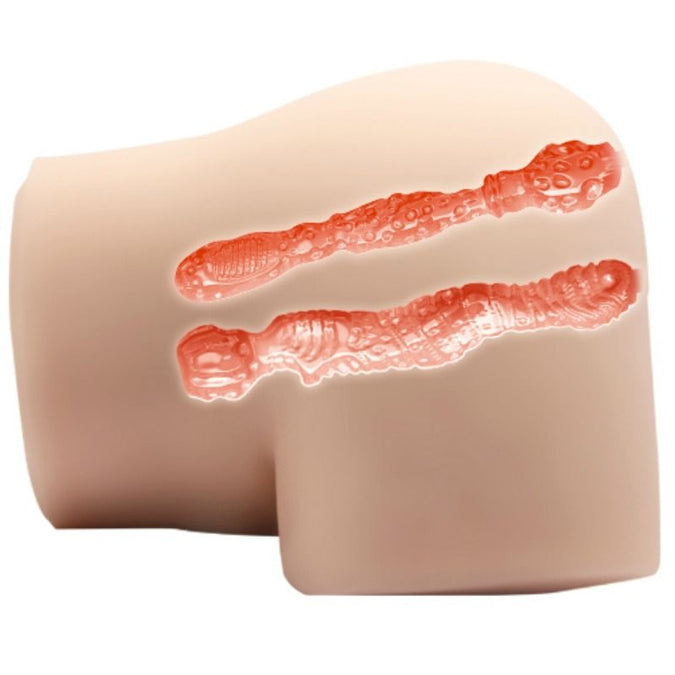 Crazy Bull – realistische Vagina und Anus mit Vibration, Position 4