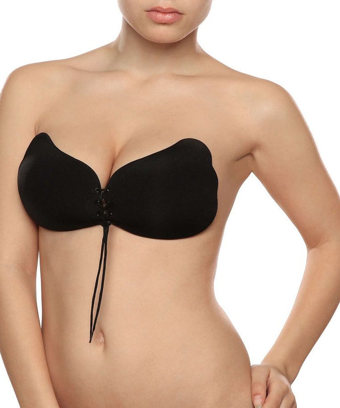 Bye-Bra – Lace-It Versterkende Push-Up Zwarte Cup a