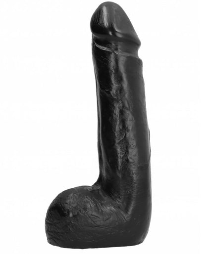 All Black – Weicher realistischer Dildo Schwarz 20 CM
