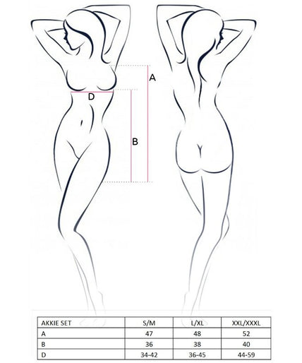 Passion – Woman Akkie Set Krankenschwester Kostüm S/M