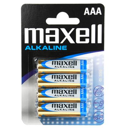 Maxell – Batterij AAA 4 stuks