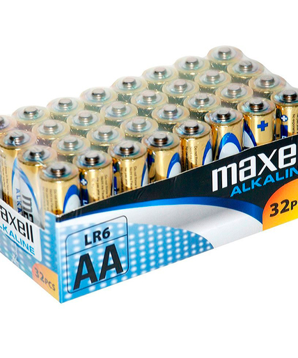 Maxell – Battery Alcalina Aa Lr6 Pack*32 Uds