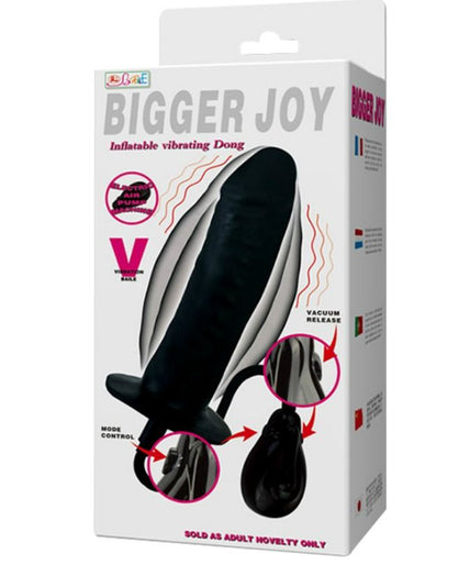 Baile – Bigger Joy Inflatable Dildo with Vibration 16 Cm