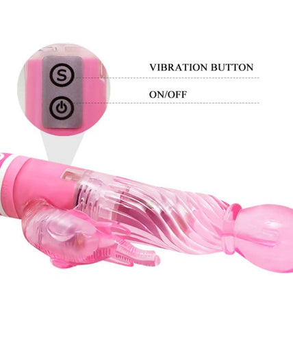 Baile – Multigeschwindigkeits-Vibrator mit Pinkem Stimulator
