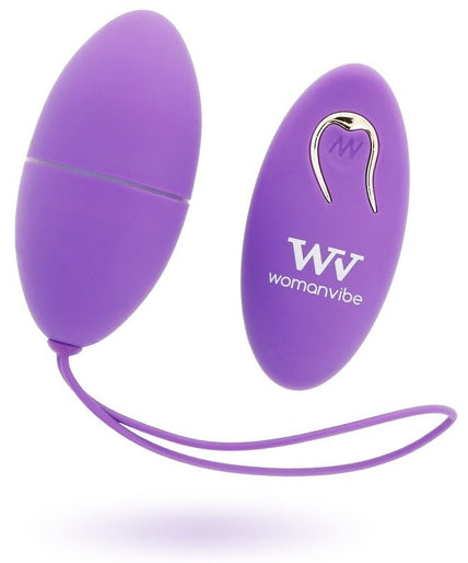 Womanvibe – Alsan Silicone Remote Control Egg Purple