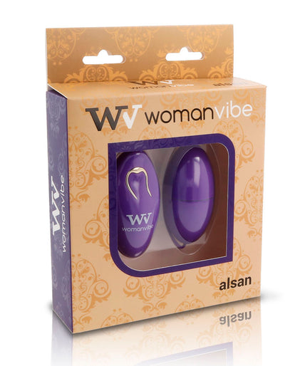 Womanvibe – Alsan Silicone Remote Control Egg Purple